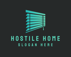 Window Blinds Home Decor logo design