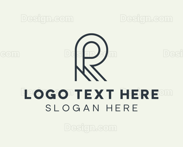 Generic Business Letter R Logo