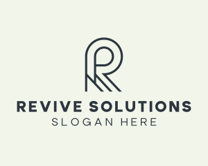 Generic Business Letter R  logo design