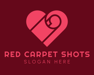 Heart Carpet Textile logo design