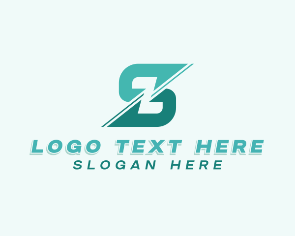 Letter Sz logo example 3