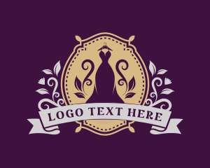Luxury Floral Gown Dress logo