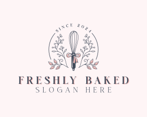 Baking Baker Whisk logo design