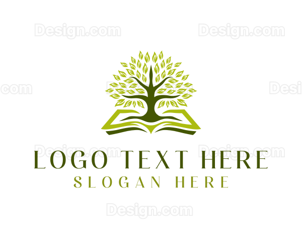 Tree Education Book Logo