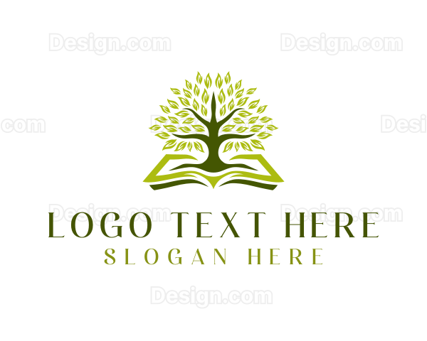 Natural Tree Book Logo