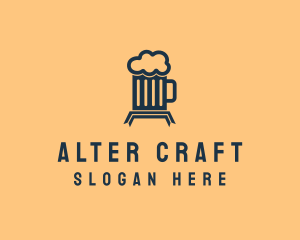 Alcohol Beer Mug  logo design