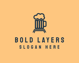 Alcohol Beer Mug  logo design