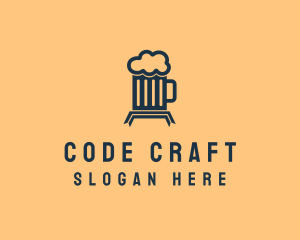 Alcohol Beer Mug  logo design