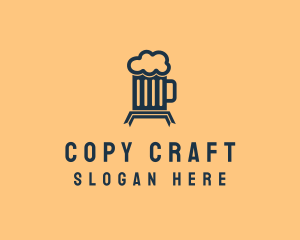 Alcohol Beer Mug  logo design