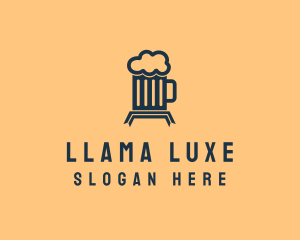 Alcohol Beer Mug  logo design