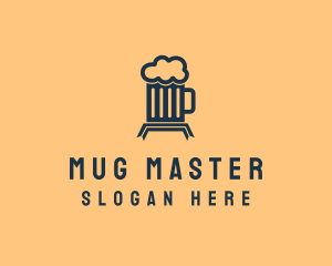 Alcohol Beer Mug  logo