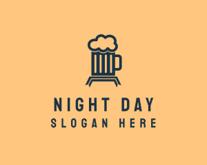 Alcohol Beer Mug  logo design