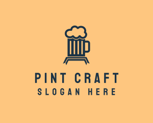 Alcohol Beer Mug  logo design