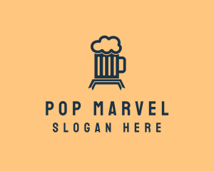 Alcohol Beer Mug  logo design