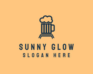 Alcohol Beer Mug  logo design