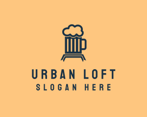 Alcohol Beer Mug  logo design