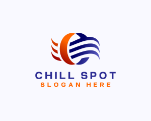 Cool Warm Ventilation logo design