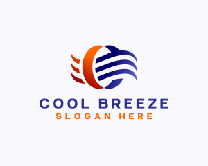 Cool Warm Ventilation logo design