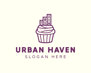 Urban Cupcake Bakery logo design