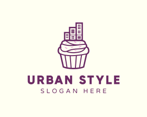 Urban Cupcake Bakery logo design