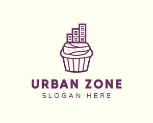 Urban Cupcake Bakery logo design