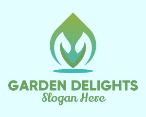 Organic Leaf Spa  logo design