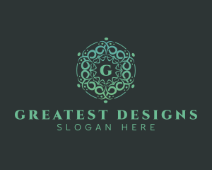 Mandala Pattern Boutique logo design