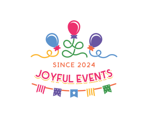 Balloon Party Celebration logo