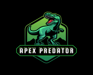 Trex  Dinosaur Predator logo design