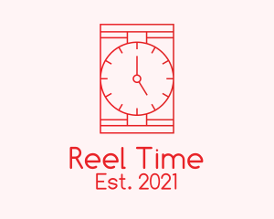 Red Wristwatch Time  logo design