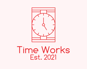 Red Wristwatch Time  logo