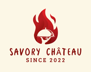 Kitchen Fire Restaurant logo design