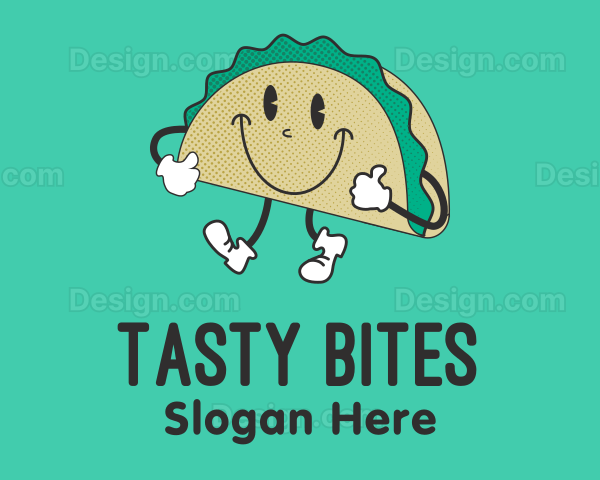 Happy Taco Restaurant Logo