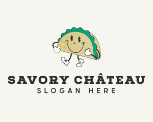 Happy Taco Restaurant  logo design