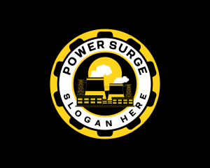 Industrial Nuclear Power logo design