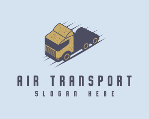 Cargo Trucking Transport logo design