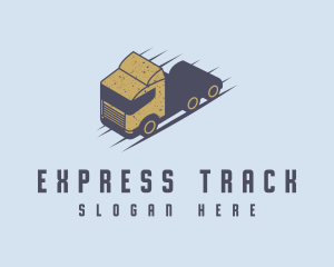 Cargo Trucking Transport logo design