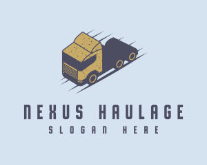 Cargo Trucking Transport logo design