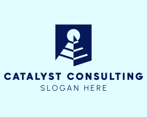 Business Finance Pyramid  logo