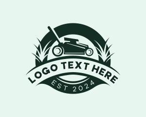 Lawn Mower Landscaping logo