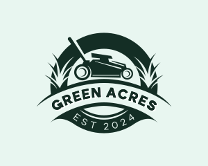 Lawn Mower Landscaping logo