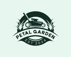 Lawn Mower Landscaping logo design