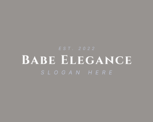 Elegant Beauty Wordmark logo design