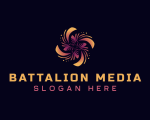 Decorative Flora Media logo design