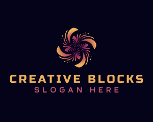 Decorative Flora Media logo design