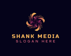 Decorative Flora Media logo design