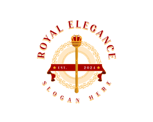 Luxury Royal Scepter logo