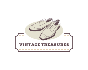 Vintage Formal Shoes  logo design