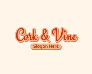 Retro Cozy Salon logo design