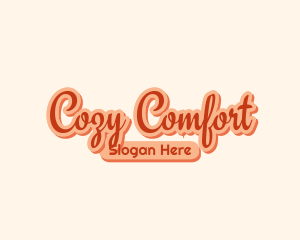 Retro Cozy Salon logo design